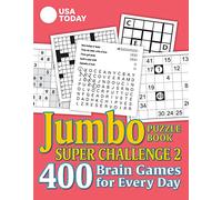USA Today Jumbo Puzzle Book Super Challenge 2: 400 Brain Games for Every Day (USA Today Puzzles)