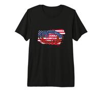 USA Touchdown Football Premium T-Shirt
