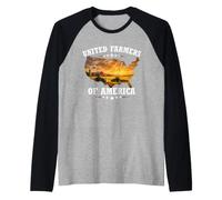 USA Trucker Big Rig Trucking Shirt Hardworking American Raglan Baseball Tee