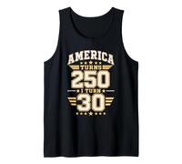 USA Two Hundred Fifty Years My 30th Birthday Tank Top
