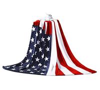 USA/Union Jack Flag Bed Throw Blanket Luxury Coral Fleece Blanket British Flag Chair Cabin Sofa Couch Office Blanket Cozy Warm Soft Plush Travel Blanket Bedspread Cover Beach Throw Blanket 200x150 cm