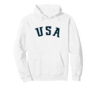USA United States Retro Vintage Pullover Hoodie