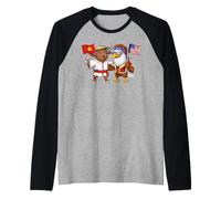 USA Vietnam Flag American Vietnamese Roots Vietnam Heritage Raglan Baseball Tee