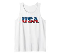 USA Vintage American Pride Retro Throwback Patriotic Tank Top
