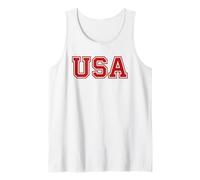 USA Vintage American Pride Retro Throwback Patriotic Tank Top