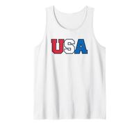 USA Vintage American Pride Retro Throwback Patriotic Tank Top