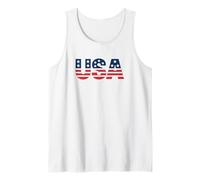 USA Vintage American Pride Retro Throwback Patriotic Tank Top