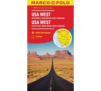 USA West Marco Polo Map: Pacific Coast, Sierra Nevada, Rocky Mountains (Marco Polo Maps)