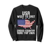 USA West to East Road Trip 2026 Adventure Sweatshirt