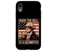 Usa What The Hell Is A Kilometer Georg Washington Case for iPhone XR