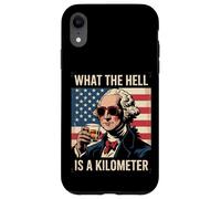 Usa What The Hell Is A Kilometer Georg Washington Case for iPhone XR