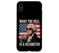 Usa What The Hell Is A Kilometer Georg Washington Case for iPhone XS Max