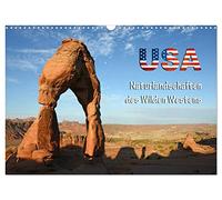 USA - Wild West Natural Landscapes UK-Version (Wall Calendar 2026 DIN A3 Landscape), CALVENDO 12 Month Wall Calendar