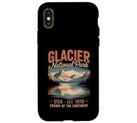 USA Wilderness Glacier Park Adventure Hiker Case for iPhone X/XS