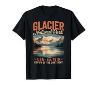 USA Wilderness Glacier Park Adventure Hiker T-Shirt