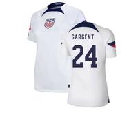USA Women's Womens 2022 - 2023 Home Shirt - Sargent 24 in White | Size: Small USA White S