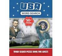 USA Word Search Puzzle Book for Adults 50+ Puzzle Word Search