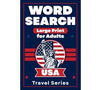 USA Word Search Puzzle Book: Over 50 Relaxing Puzzles Featuring American States, Landmarks, History and Culture | 110 Easy to Read Pages | 6 x 9 with ... Fun and Stress Relief for Adults and Seniors