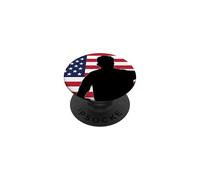 USA World Football 26 American Team Champion Fun Flag Winner PopSockets Adhesive PopGrip