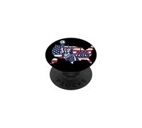 USA World Football 26 American Team Champion Fun Map Winner PopSockets Adhesive PopGrip
