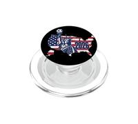 USA World Football 26 American Team Champion Fun Map Winner PopSockets PopGrip for MagSafe
