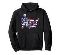 USA World Football 26 American Team Champion Fun Map Winner Pullover Hoodie