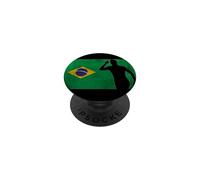 USA World Football 26 Brazil Team Champion Fun Flag Winners PopSockets Adhesive PopGrip