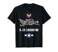 USAAF B-24 Liberator WW2 Bomber Airplane T-Shirt