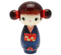 Usaburo Japanese Kokeshi Doll, Hoshi's Blue Kimono