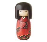 Usaburo Modern Japanese Kokeshi Doll (YOROKOBI - Joy) Made in Japan Collectible Figurines Traditional Crafts Girl in Kimono