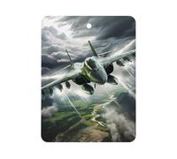USAF F-15 Eagle Thundering Car Air Freshener Decorative Hanging Aromatherapy Tablets for Car Trucks Square