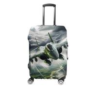 USAF F-15 Eagle Thundering Luggage Cover Travel Suitcase Protector Anti-Scratch Suitcase Cover XL