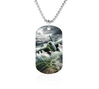 USAF F-15 Eagle Thundering Titanium-Steel Necklace Adjustable Pendant Jewelry for Women Men Gifts