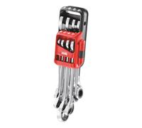 Usag U02856058 Combination Wrench Set Ratchet Sealing Ring 6 Pieces