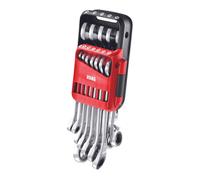 Usag U02856062 Combination Wrench Set Ratchet Sealing Ring 12 Pieces