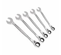 Usag U02856074 Series of 5 Ratchet Combination Wrenches with Sealing Ring 285