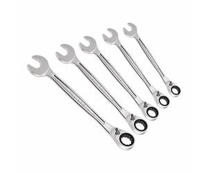 Usag U02856074 Series of 5 Ratchet Combination Wrenches with Sealing Ring 285