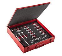 USAG U06122012 - 612 1/2" CLA - Assortment in sheet steel box with hexagonal and bihexagonal sockets (35 pcs.)