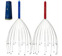 USAGA Head Scratcher, 20 Finger Head Massager, Scalp Massager for Scalp Body Relaxing and Stress Relax