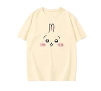 Usagi T-Shirt Cute Hachiware T-Shirt Chikawa Short Sleeve Loose Summer Tee