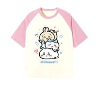 Usagi T-Shirt Cute Hachiware T-Shirt Chikawa Short Sleeve Summer Printed Loose Tee