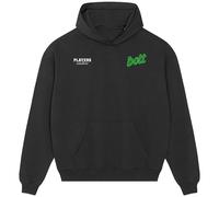 Usain Bolt Logo Men's Hoodie - Black / 3XL