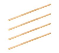 USAMILY 4pcs Brass Square Bar 6mm x 6mm, 12" Length Solid Flat Mill Stock