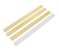 usamjtable Chinese Mahjong Shimmering Glitter Gold and Silver Tile Pushers Set of 4