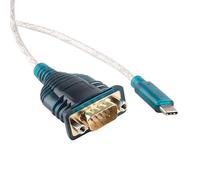 usangreen UC232 to Serial Converter With FTDI Type C USB RS232 Cable to Db9 Male Full Pinout Compatible With UC232 US232 Micro USB Serial Cable Type C Serial Cable (Type C FT232RL 150cm)