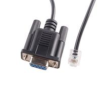 usangreen USB DB9 RS232 to RJ11 RJ12 Serial Cable for Stepper Motor DM432C DM442 DM556 Leadshine Servo 6FT (DB9 to RJ12 (Without Chip))