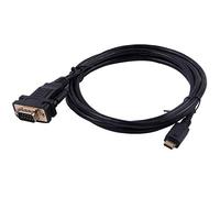 usangreen USB TYPE C to DB9 RS232 Serial Adapter Converter Cable With FTDI Chip 6ft Support Win10/8/7/XP/Android/Mac/Linux/Vista … (Type C to DB9)
