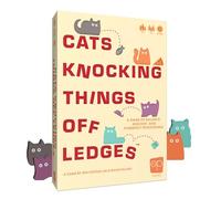 USAopoly | Cats Knocking Things Off Ledges | Balancing Party Game | Ages 10+ | 2-4 Players | 15+ Minutes Playing Time