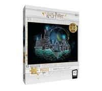 USAopoly | Harry Potter: Magic of Hogwarts - Glow in The Dark Puzzle (1,000 Pieces) | Jigsaw Puzzle | Ages 14+ | 1+ Players
