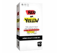 USAopoly Red or Yellow Party Game - Fast-Paced Group Fun, 3-8 Players